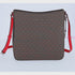 Michael Kors Jet Set Travel Large Messenger Bag Crossbody Brown MK Bright Red
